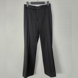 Ralph Lauren Wool Blend Straight Flared Pinstripe Dress Pants sz 2